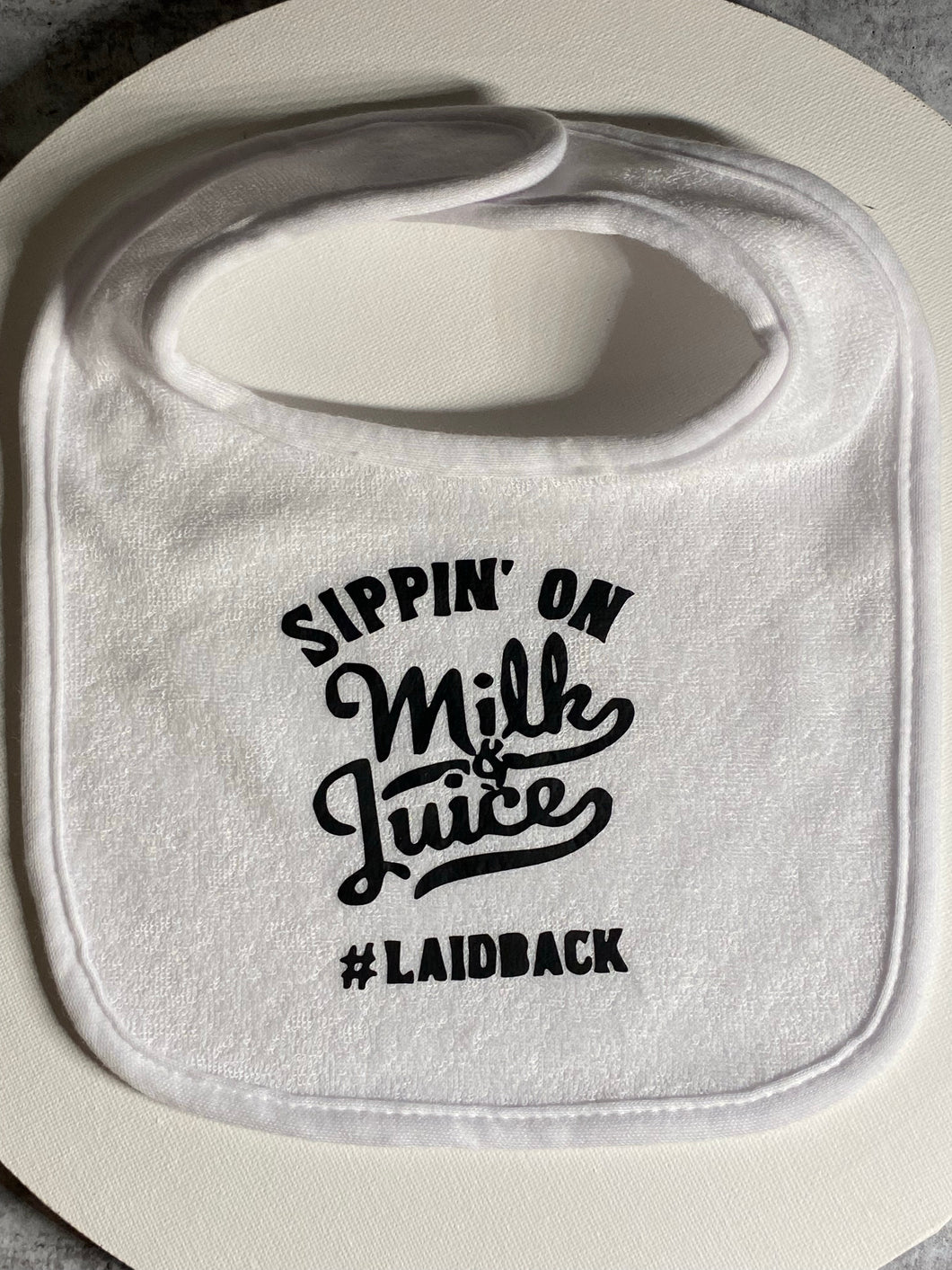 #Laidback Baby Bib